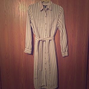 Donated Chaps Striped Shirtdress